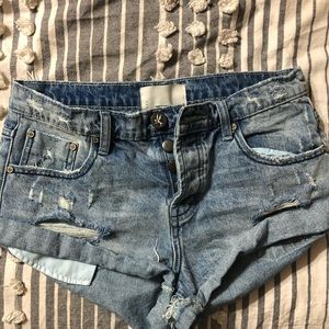 One teaspoon Jean shorts